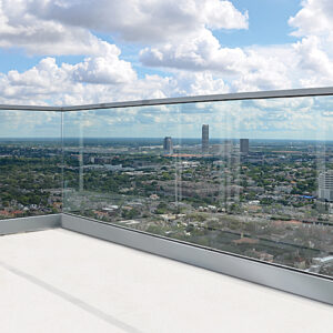 Frameless Glass Base Rail System