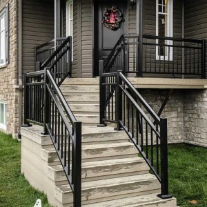 Aluminum Railings With Double Bars