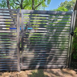 Semi Privacy Aluminum Gates